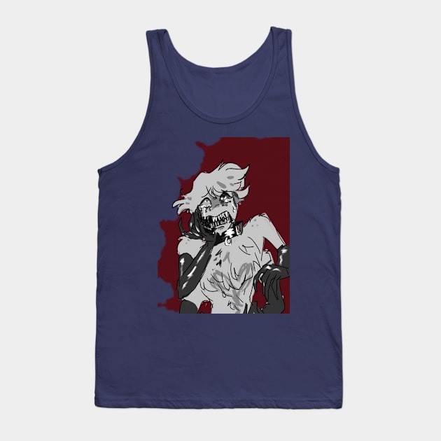 Tooth for a Tooth Tank Top by sweaterraptor designs